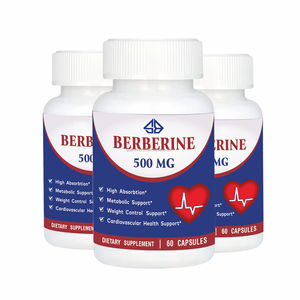 Suplemento Metabólico para Adultos OEM, Refuerzo Inmunológico, Salud Cardíaca, Cápsulas de Berberina de Alta Calidad, 60 Cápsulas, Extractos Herbales - Product Image 2