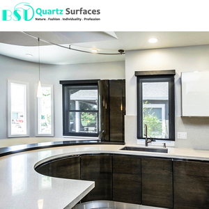 Trắng <span class=keywords><strong>Sparkle</strong></span> <span class=keywords><strong>Quartz</strong></span> đá slab với bạc kim loại calcatta vàng thạch anh 6mm-30mm dày calacatta Trắng - Product Image 5