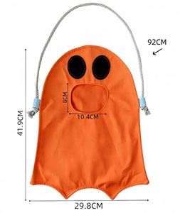 Personalized Ghost Canvas Trick-Or-<b>Treat</b> Adorable Candy Ghostly <b>Treat</b> <b>Bag</b> for Kids Halloween Gift - Product Image 3