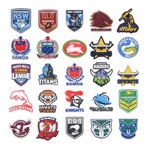 Breloques de chaussures Australie, formes de football australien (NSW, QLD), de <span class=keywords><strong>rugby</strong></span> (NRL) et de ligue de <span class=keywords><strong>rugby</strong></span>, pour sabots - Product Image 5