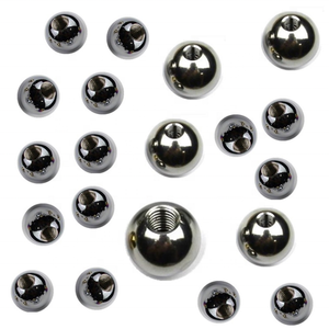 Bolas de Acero Personalizadas de 11mm 12mm 14mm 15mm 16mm <span class=keywords><strong>18mm</strong></span> 20mm 30mm con Orificio Roscado M4 - Product Image 4