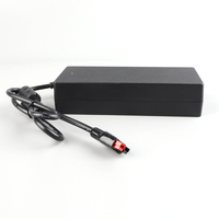 Adaptateur YHY 42V 200W 5A avec protection OTP OVP, chargeur électrique AC pour batterie lithium 36V avec connecteur