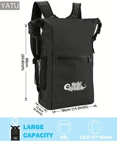 야외 수영 캠핑 스키 반사 로고 35L 드라이 배낭 기밀 방수 백팩 방수 백팩 트렌디 - Product Image 2