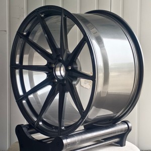 Jantes en alliage d'aluminium forgé multi-rayons noir brillant avec face usinée pour Inspire Audi Sagitar Accord Golf 16 pouces 17 pouces 18 pouces - Product Image 5