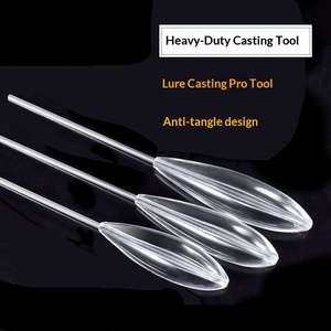 Flotteur de pêche anti-emmêlement Sbirolino en acrylique de 8g à 30g pour cannes à pêche spinning, aide au lancer flottante et coulante, amplificateur de leurre - Product Image 4