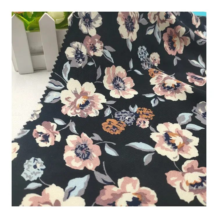 2021 New Arrival Crepe Rayon Fabric Manufacturer Thailand Viscose Fabric Plain Rayon Fabric For Dresses Now Trending