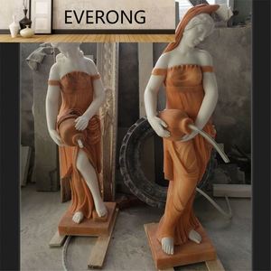 Escultura de Jardín de Tritón y <span class=keywords><strong>Nereida</strong></span>, Estatuas de Piedra de Mármol de Gran Tamaño para Interiores, Diseño Moderno, en Venta - Product Image 3