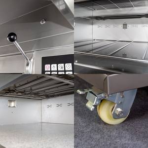 Industrial 2 Deck 4 Tabletts Elektro-Brotofen Backofen mit <span class=keywords><strong>Proofer</strong></span> - Product Image 3