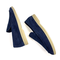 Elegantes Mocasines de Ante para Hombre, Talla Grande, de la Mejor Calidad, con Diseño de Piel Animal, Antideslizantes, Duraderos, para Todas las Estaciones