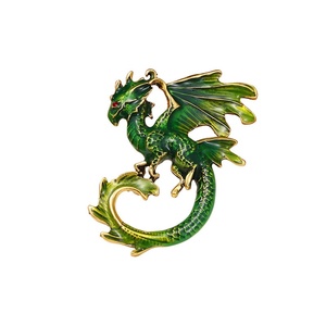 Acessórios de Broche de Esmalte Vintage com Coroa Real, Estilo Old Money, em Liga de Zinco Fundida, Tema Boêmio, para Trajes Masculinos - Product Image 5