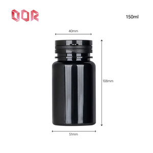 150ml /5 oz Customizable Colored Health Supplements bottle Food-Grade <b>Plastic</b> PET Bottle for Multivitamin Tablets - Product Image 2