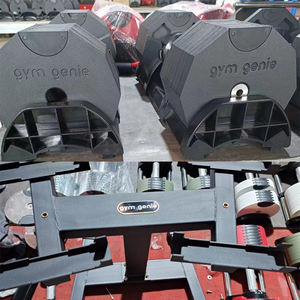 Nouveau design d'électrophorèse décagonale 32Kg 36Kg 80Lb 90Lb poids libres <span class=keywords><strong>Nuobell</strong></span> ensemble d'haltères avec logo personnalisé pour salle de sport - Product Image 5