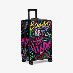 Maleta de Cabina GEMULIN Personalizada con Diseño Impreso a Mano, de Lujo, 20 Pulgadas, Rígida, para Viaje, con Diseño Único - Product Image 3