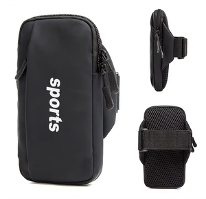 Brassière de sport personnalisée pour téléphone, sac de poignet en néoprène imperméable, sac de bras pour la course à pied, fitness en plein air, compatible avec le jogging, style tendance - Product Image 1