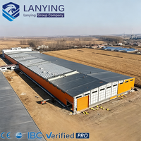 Almacén de Estructura de Acero de Gran Envergadura, Edificio de Almacenamiento Personalizado para Uso Industrial, Comercial y Agrícola