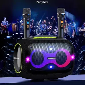 Sistema De Audio Sonido Altavoces portátiles Altavoz estéreo inalámbrico Impermeable Hogar Karaoke Subwoofer Caixa De Som Partybox