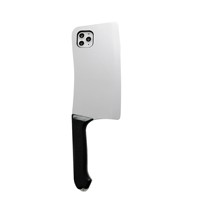 Étui de téléphone portable créatif et original en forme de couteau de cuisine pour iPhone 15 Pro, 15 Plus, 15 Pro Max, 16 Pro Max, 17 Pro, 17 Air, 17 Pro Max, 18 Pro Max