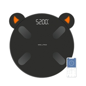 Báscula de baño digital personal inteligente, báscula de peso con Sensor profesional portátil, vidrio templado de dientes azules, hogar eléctrico - Product Image 1