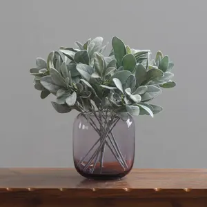 LEF003 Hot-Vendita <span class=keywords><strong>di</strong></span> Seta Pianta Disposizione Faux Piante Artificiali Piante <span class=keywords><strong>di</strong></span> <span class=keywords><strong>Agnello</strong></span> <span class=keywords><strong>Orecchio</strong></span> - Product Image 1