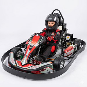 Karting à essence professionnel pour enfants avec moteur GX160 pour jeu parent-enfant, course tout-terrain, vitesse maximale réglable - Product Image 1