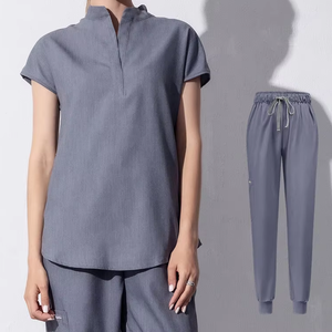 Conjuntos <span class=keywords><strong>de</strong></span> Uniforme Quirúrgico <span class=keywords><strong>de</strong></span> Alta Gama para Mujer Enfermera <span class=keywords><strong>de</strong></span> Quirófano Dental Bata Quirúrgica Elástica con Ropa <span class=keywords><strong>de</strong></span> Cepillado Uniformes <span class=keywords><strong>de</strong></span> Hospital Tejidos - Product Image 3