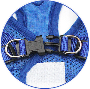 Gepolstertes Hunde geschirrset Benutzer definiertes Logo Sublimation druck No Pull Pet Supplies Luxus Pink Soft Dog Harness Leine und Halsband Set - Product Image 4