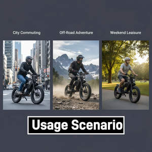 Adultes puissants 20 "Super vélo électrique 48V 1000w <span class=keywords><strong>Enduro</strong></span> tout-terrain E Bike montagne Dirt EBike avec pédale - Product Image 3