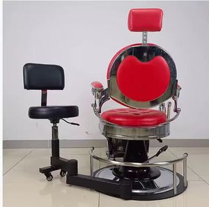 Silla de Barbero Profesional, Resistente, Giratoria 360 Grados, Mueble Metálico para Salón, Hotel, Escuela, Sala de Estar, Peluquería - Product Image 6
