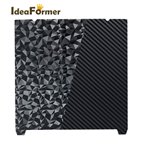 Accessoires pour imprimante 3D IdeaFormer K1 Max, plaque de construction 310*315mm, revêtement PEO/PET, lit chauffant noir, sans base magnétique
