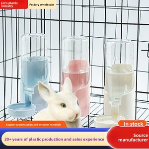 Distributeur d'eau suspendu fiable en plastique pour <span class=keywords><strong>animaux</strong></span> de compagnie, idéal pour lapins, furets, chats et cages à petits <span class=keywords><strong>animaux</strong></span> – Sur mesure - Product Image 2