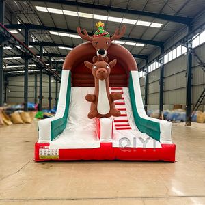 Castillo Inflable de Reno Navideño para Niños, Brincolín de Buena Calidad con Tobogán - Product Image 2