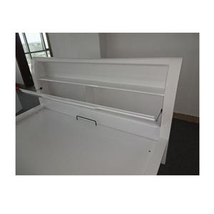 NOVA-cama italiana para el hogar, conjunto de muebles de habitación, CUS-MFAA006 cama doble moderna, de madera blanca brillante, para almacenamiento - Product Image 6