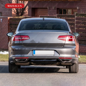 Bán chạy cho Volkswagen VW <span class=keywords><strong>Passat</strong></span> B8 2015 nâng cấp lên bộ body kit phong cách R-line: Cản trước kèm lưới tản nhiệt, ốp sườn, khuếch tán sau - Product Image 4