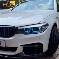 Kit d'installation DIY : Bande LED RGBW Magique Contrôlée par APP, Plaques DRL 12V pour Adaptateur de Phare Série 5 M5/F90/G30 540/G38