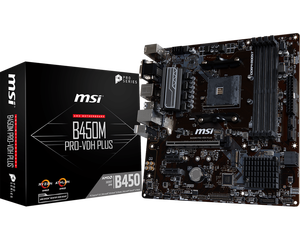 เมนบอร์ดคอมพิวเตอร์ B450M <span class=keywords><strong>PRO</strong></span>-<span class=keywords><strong>VDH</strong></span> PLUS 4xDDR4 ซ็อกเก็ต AM4 รองรับ AMD โปรเซสเซอร์เมนบอร์ดสําหรับเล่นเกม - Product Image 1