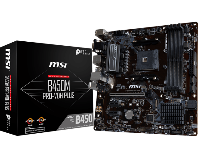 Computer Motherboard B450M PRO-VDH PLUS 4xDDR4 Socket AM4 Support AMD Processor Gaming Motherboard