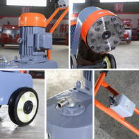 Meuleuse à terrazzo haute vitesse ZUJI SM250 380V 3KW avec plateau de meulage de 250 mm, refroidie par eau, semi-automatique, pour le polissage des sols en béton