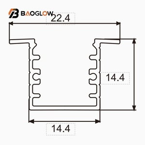Profilé en aluminium anodisé 15*15A de 15 mm de large pour bande LED, avec canal pour cornet LED, vis personnalisable – Prix usine - Product Image 6