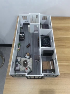 40-Foot mở rộng nhà phòng ngủ nhà bếp nhà vệ sinh làm bằng thép Sandwich Panel cho khách sạn Hội Thảo Văn Phòng Phòng Tắm tiêu chuẩn - Product Image 3