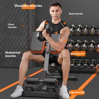 Yidakang Équipement de fitness intérieur multifonctionnel, Chaise romaine, Banc de musculation, Banc de poussée pour usage domestique
