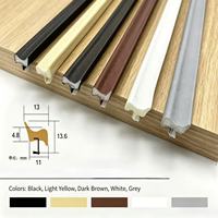Bande d'étanchéité autocollante en mousse PU insonorisante, bande de protection contre les intempéries en caoutchouc enveloppée pour porte de sécurité, porte en bois, fenêtres
