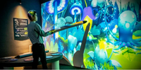 Projecteur de sol de jeux muraux de projection interactive pour salle sensorielle