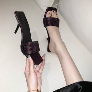 Diamond Purple Talons Pour Dames Sexy Stilettos 6CM/9CM Tacones finos Antideslizante Aumento de altura PU para verano Invierno Otoño - Product Image 3