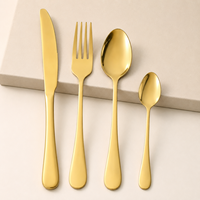 Ensemble de 24 couverts modernes en acier inoxydable poli miroir avec support ananas pour hôtels et maisons