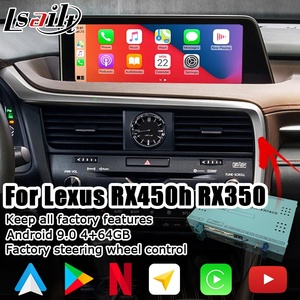 Boîte de navigation GPS Android CP AA Interface vidéo pour Lexus RX200t RX450h RX350 avec navigation 2014- Sans fil automatique - Product Image 2