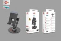 Support de bureau télescopique pliable en alliage d'aluminium personnalisé, réglable en hauteur, rotatif à 360°, antidérapant, pour téléphone et tablette