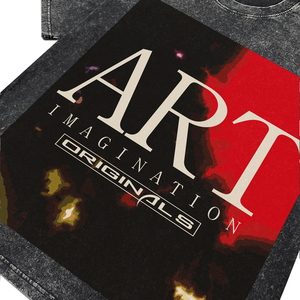 Camisetas de Manga Corta para Hombre, Negras, Lavado Ácido, Personalizadas, de Alta Calidad, con Diseño de Letras Artísticas, Cuello Redondo, Corte Regular, Informales, de Algodón - Product Image 3