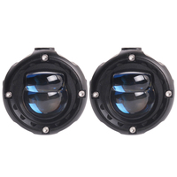 SANVI S21 LED lumière de travail accessoires de voiture phare led projecteur de moto double couleurs fonction clignotante phares led