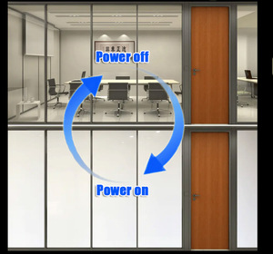 Kính thông minh Switchable elctrochromic Dimmable atomized cửa sổ riêng tư thông minh kính phân vùng tường pdlc phòng Divider - Product Image 3