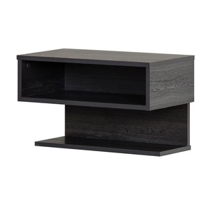 Factory Wholesale Night Table Gray Oak Wood <b>Floating</b> Nightstand <b>Wall</b> Hanging - Product Image 1